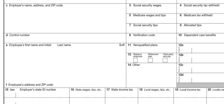 Common errors on your W2 / 1099s  and how to fix them